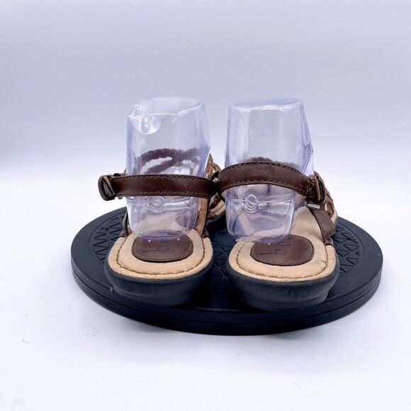 BOC BORN  Concept Lauper Braided Thong Comfort Sandals Brown Size 8 - Picture 3 of 9